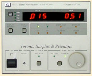 a  20V,  30A HP 6033A / Agilent 6033A System Power Supply, Autoranging 242W, 0-20 VDC, 0-30 Amp