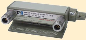 HP 8495A / Agilent 8495A Manual Step Attenuator, DC-4 GHz,0-70 dB, 10 dB Steps OPT 001