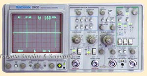 Tektronix 2465 300 MHz Oscilloscope, 4 Trace