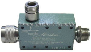 Narda Microline 22440 Directional Coupler - 7 to 12.4 GHz, 10 dB, Type N Connectors (3)
