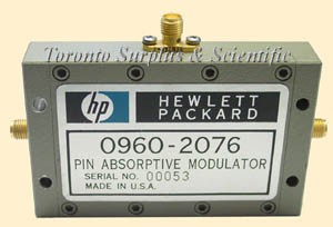 HP 0960-2076 / Agilent 0960-2076 PIN Absorptive Modulator, 3 SMA Connectors