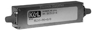 K & L Microwave Inc SG512-4 Filter 8L51-90-0/0