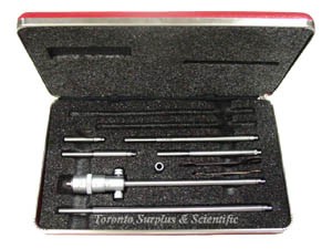 Starrett 124 Series LST50542 Solid Rod Inside Micrometer Set (In Stock) 4m