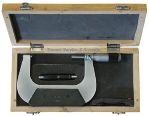 Generic Micrometer with 3" Calibrator
