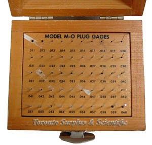 Meyer Gage Makers MOM .011 - .060" Minus Plug Gages (In Stock) 4m