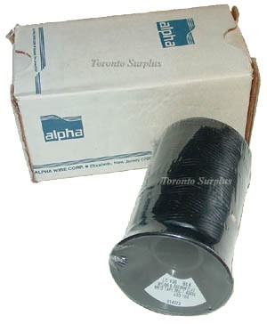 Alpha Nylon Dacron Flat Lacing Tape LC-136-BLK