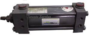 Miller Fluid Power A74B2B Pneumatic Cylinder - Stroke: 4"