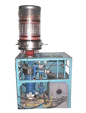 Vacuum Deposition / Plating System with Glass Bell Jar & LN2 Trap