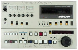 Sony BVW-40 BetaCam Videocassette Recorder