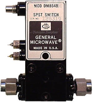 General Microwave DM864BH, SPST Switch / Relay