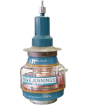 ITT Jennings  UCSXF Series Vacuum Variable Capacitors Rotating Shaft Type