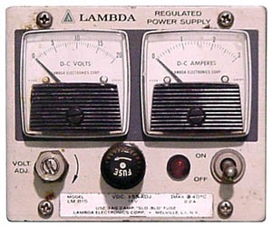Lambda LM-815 Power Supply, Regulated, 2.2 Amp max