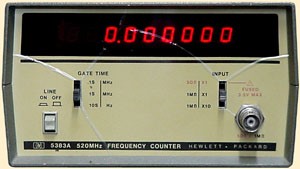 HP 5383A / Agilent 5383A 520 MHz Frequency Counter with 9 Digit Display