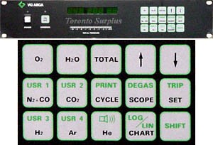 VG Arga Residual Gas Analyzer Read-out Display Unit