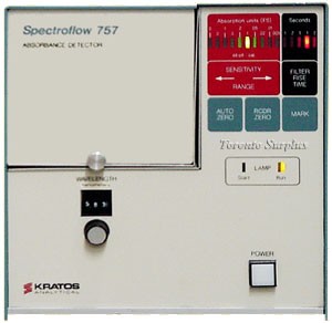 Kratos / ABI Spectroflow 757 Absorbance Detector &nbsp&nbsp (Variable Wavelength Detector)