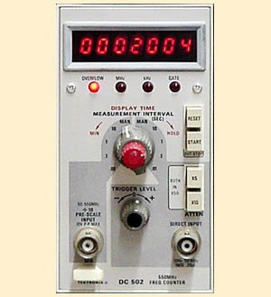 Tektronix DC502 Frequency Counter 550 MHz  Plug-in