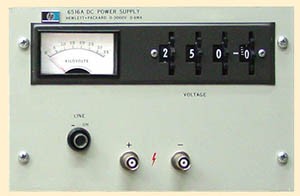 ak   3.0kV,    6ma HP 6516A / Agilent 6516A Power Supply, 0-3000 VDC, 0-6 mA