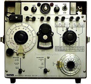 ESI Electro Scientific Inc. 250 DA Impedance Bridge $235.00 tested or  $95.00 fix it yourself!!!