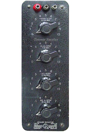 General Radio 1432-K / 1432K GenRad Decade Resistor 