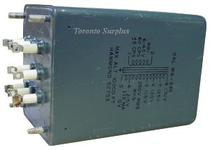 Hammond 52753,  Cal MQ-295 Transformer - 8 Terminal Bottom Mount