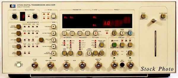 HP 3764A / Agilent 3764A Digital Transmission Analyzer OPT 006 / Telecommunications Test Equipment 