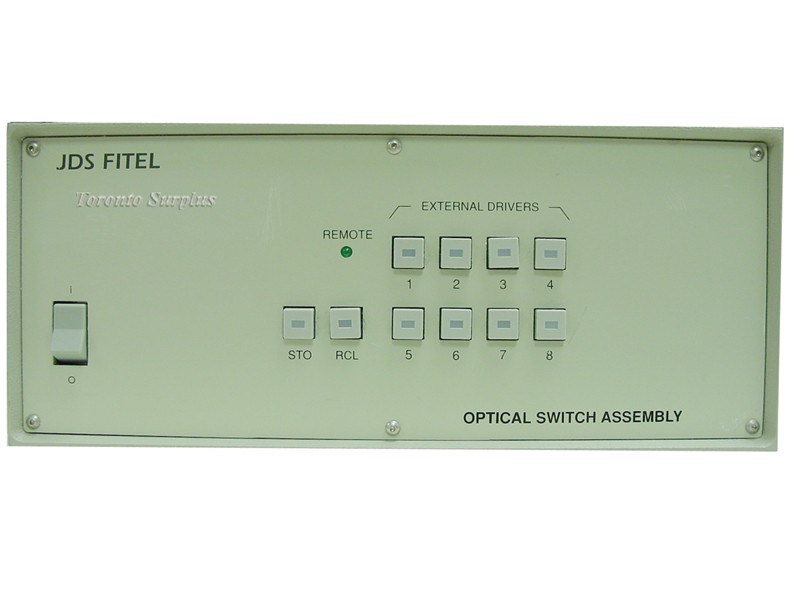 JDS Fitel SA11A1-10SP-H8 Optical Switch Assembly / Optical Switch Controller , 8 Channels
