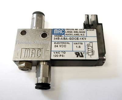 Mac Valves 34A-BA-GDCE-1KV Universal 10 mm Valve Direct Soleniod