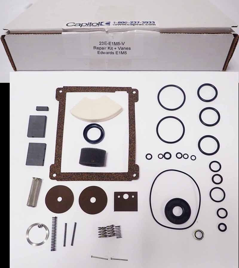 Capitol Vacuum Parts23E-E1M5-V Repair Kit and Vanes