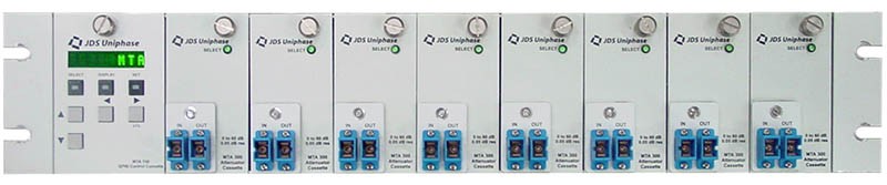 JDS Uniphase MTAS7 Attenuator Set - 1 ea MTAS7 Mainframe, MTA150 GPIB Control Cassette & 7 x MTA300 Attenuator (In Stock) z1