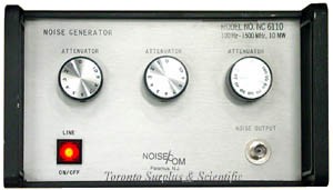 NoiseCom NC6000 Series Gaussian White Noise Generator, NC6110 / NC 6110, 100 Hz - 1.5 GHz, 10 mW