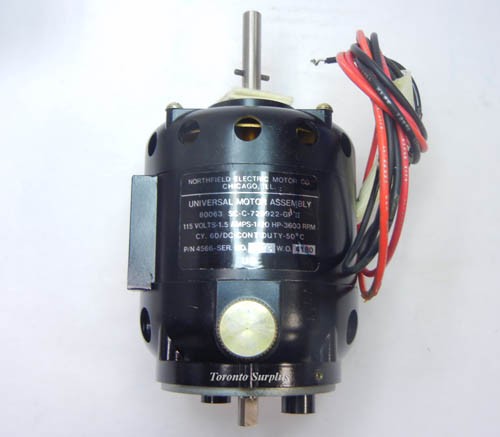 Northfield Universal Motor Assembly 80063 SC-C-729922-GP II