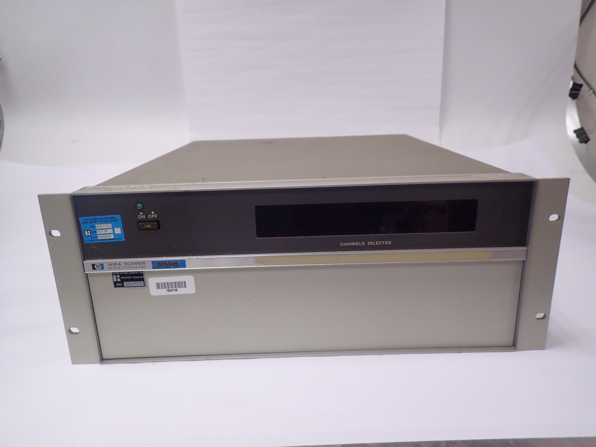 HP / Hewlett Packard 3495A Scanner Data-Acquisition Switch/Multiplexer