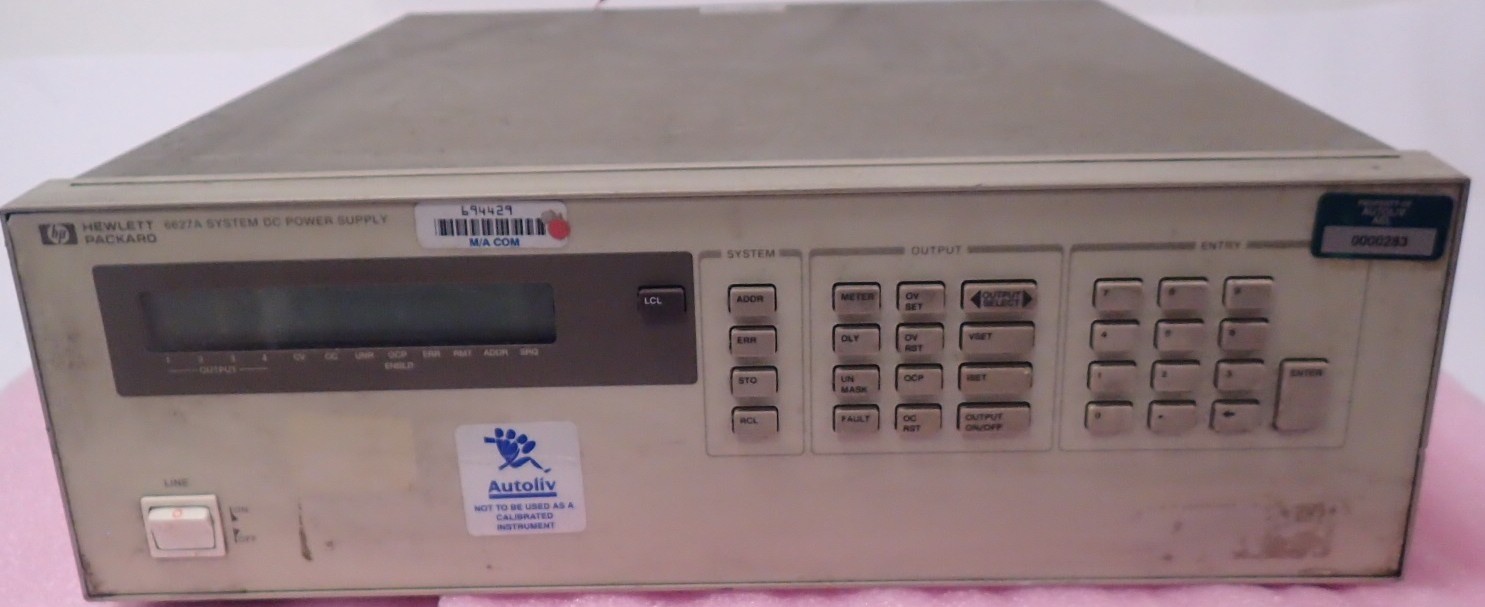 HP 6627A Quad-Output System DC Power Supply