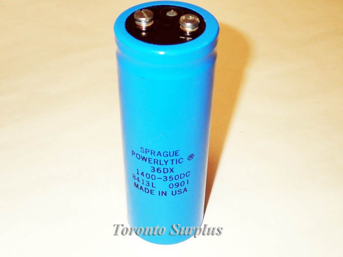 Vishay 36DX Aluminum Capacitor 1400 uF, 350 VDC