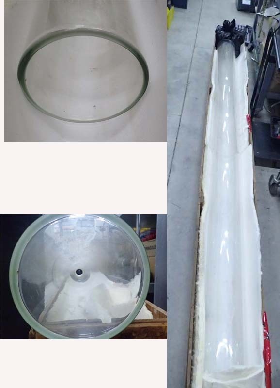 104" Clear Glass Cylinder OD 6.875" ID 6.18"