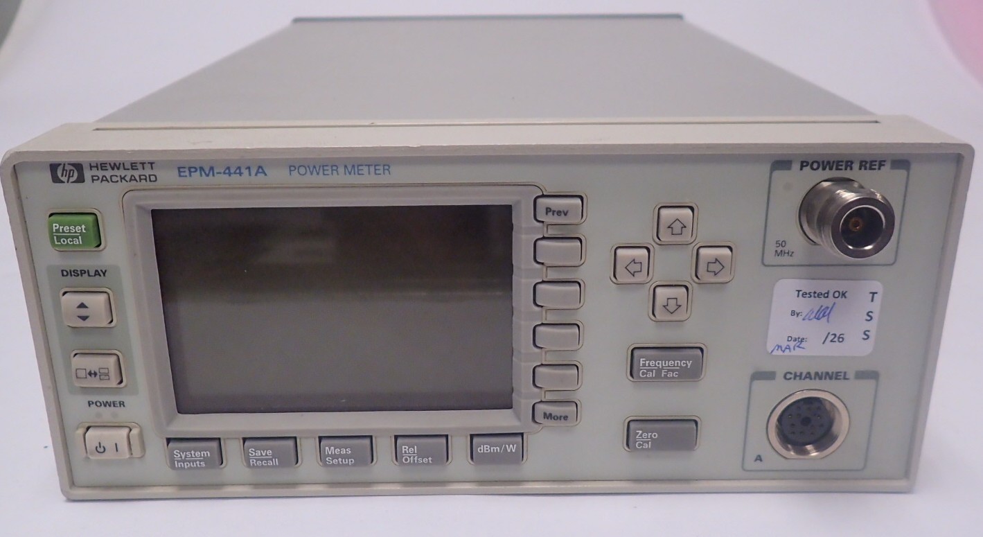 HP / Hewlett Packard EPM-441A Programmable RF Power Meter