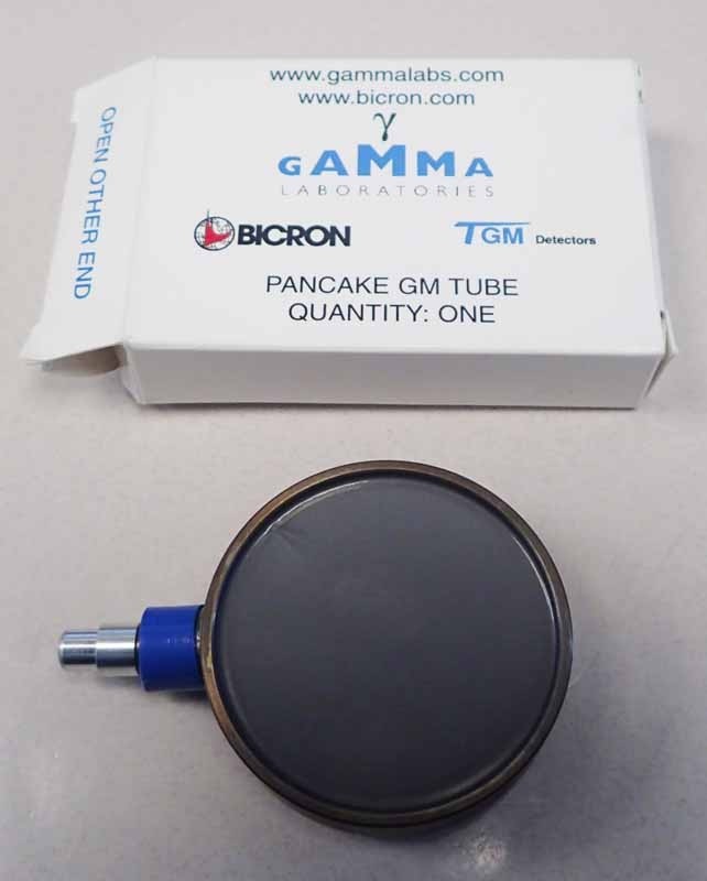 Gamma Laboratories/ Bicron TGM Detector N1002/8767 Pancake GM Tube 