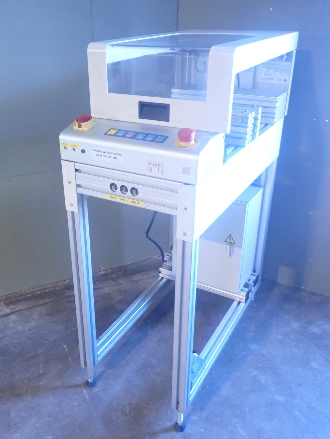 NuTek NTM410DT-406-1 Dual-Track Linking Conveyor (SMT Manufacturing)