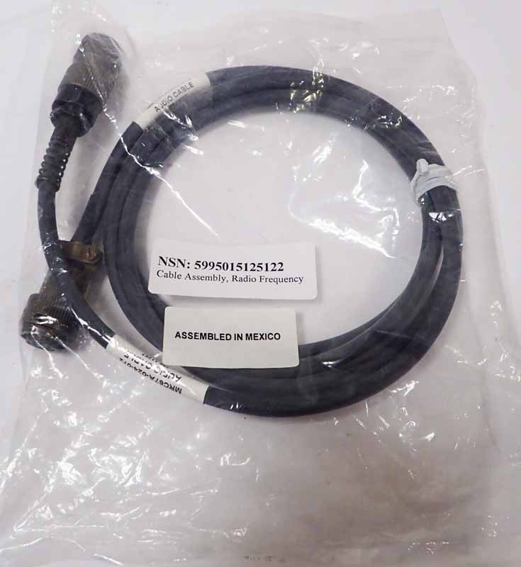 Radio Frequency Audio Cable Assembly MRC67A-024-072 6 Pin