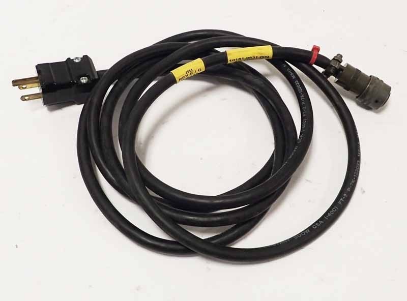 10181-9831-009 AC Cable Assy 9 ft 3 pin For Harris Equipment Used