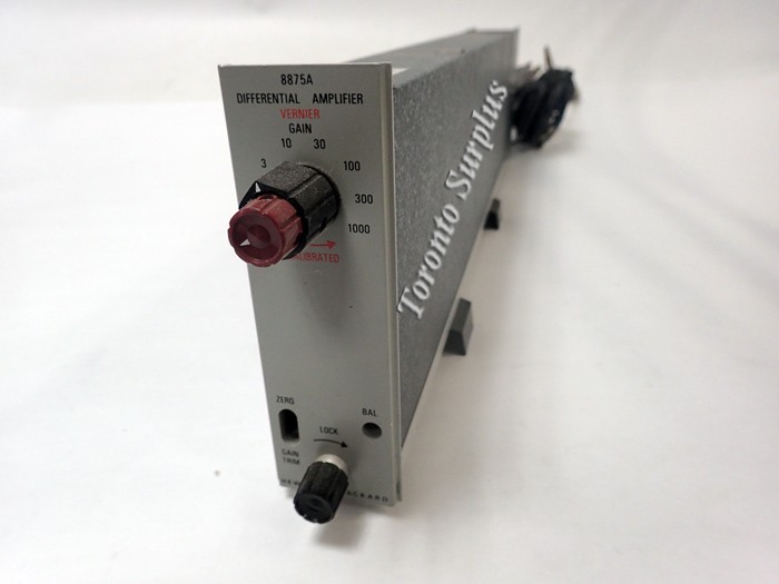 HP 8875A / Agilent 8875A Differential Amplifier W/ HP 14010A