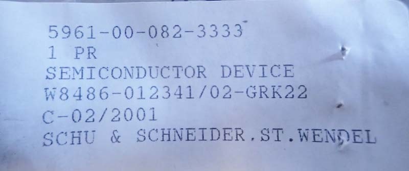 Schu & Schneider Semi Conductor Device Set