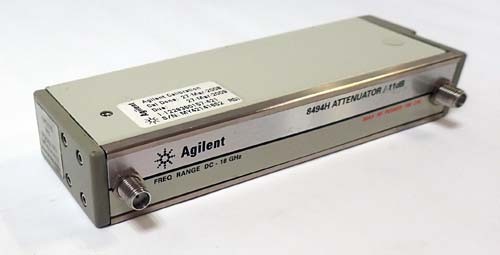 HP 8494H / Agilent 8494H Programmable Step Attenuator DC to 18GHz W/ OPT 002