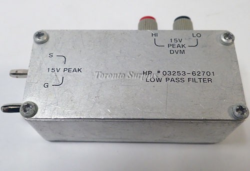 HP 03253-62701 / Agilent 03253-62701 Low Pass Filter 15V Peak