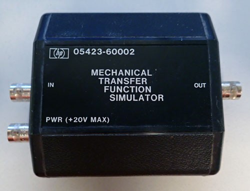 HP 05423-60002 / Agilent 05423-60002 Mechanical Transfer Function Simulator