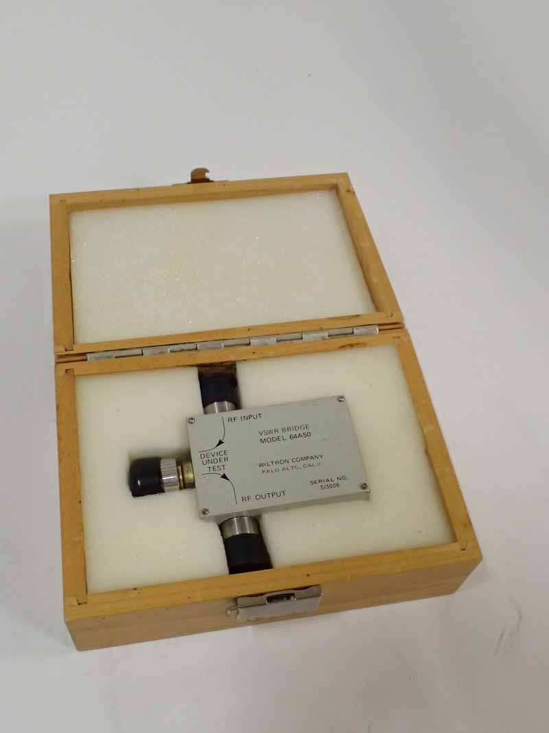 Wiltron 64A50 VSWR Bridge 3-8GHz Frequwncy 36dB Directivity Minimum + Box TESTED