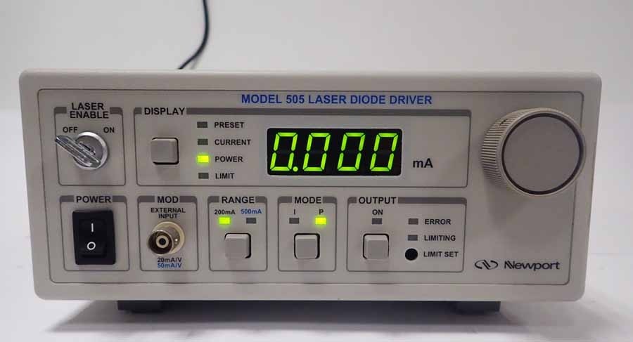 Newport Model 505 Laser Diode Driver with Key