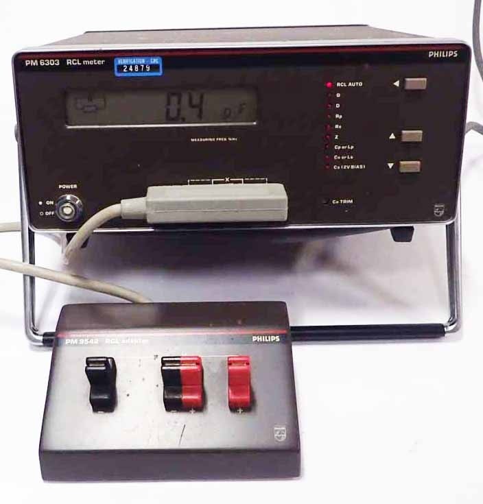 Philips PM6303 RCL Meter with PM9542 RCL Adapter