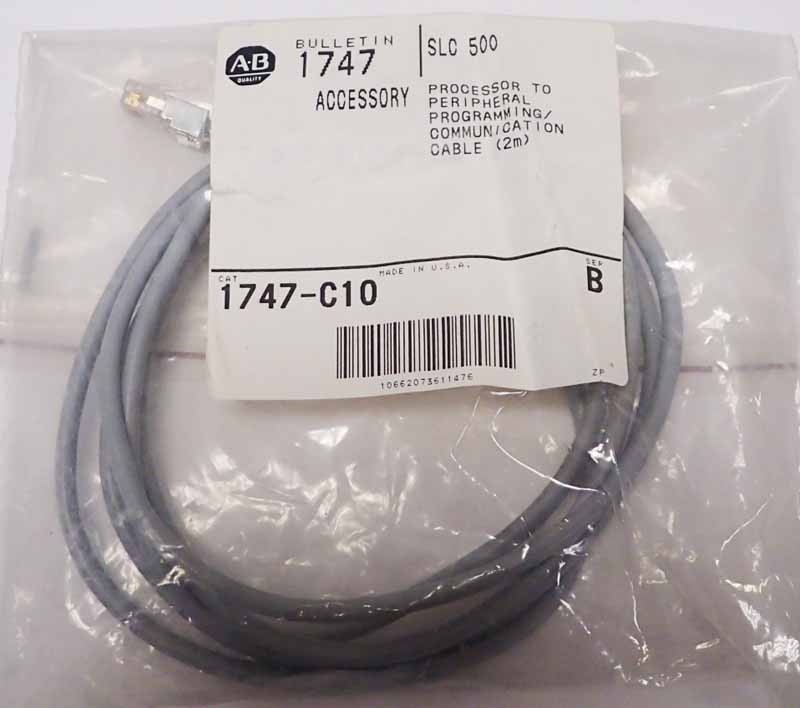 Allen Bradley 1747-C10 Processor to Peripheral Programming Communication Cable
