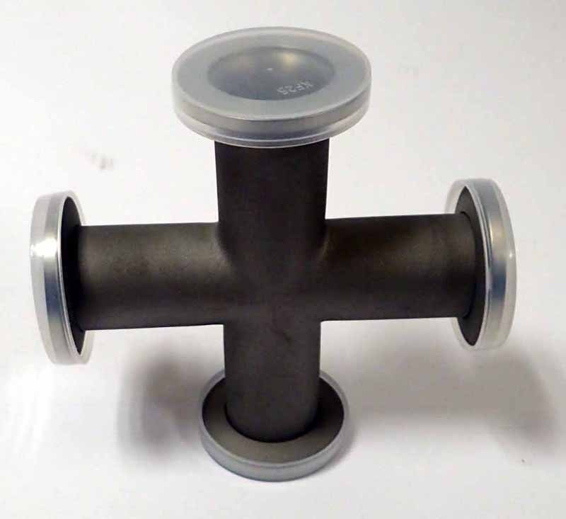 NW25C4 4-WAY Cross Stainless Steel NW25 (KF25) O.D. 1.57" /40MM
